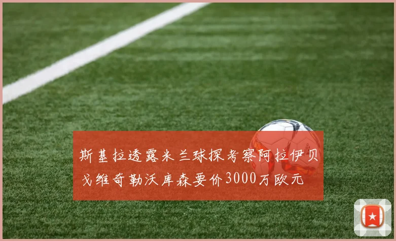 斯基拉透露米兰球探考察阿拉伊贝戈维奇勒沃库森要价3000万欧元